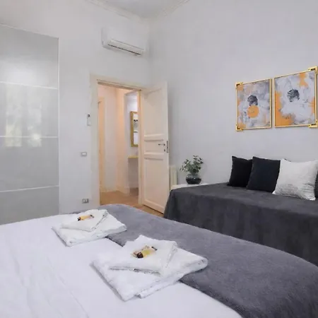 דירה Passeggiata Di Ripetta Tevere View Spacious 2 Bedroom For 7 Pax רומא