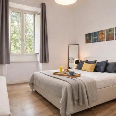 Passeggiata Di Ripetta Tevere View Spacious 2 Bedroom For 7 Pax * Řím
