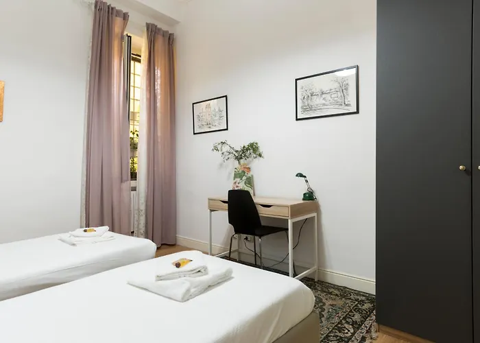Passeggiata Di Ripetta Tevere View Spacious 2 Bedroom For 7 Pax רומא